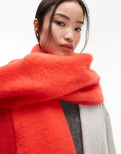 Scarves*Topshop Sky Soft Scarf In Red