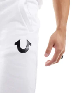 Shorts*True Religion Jersey Shorts In White