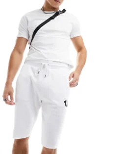 Shorts*True Religion Jersey Shorts In White