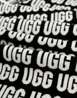 Scarves*UGG Repeat Logo Scarf In Black