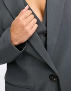 Suits & Tailoring*Vero Moda Tailored Blazer Co-Ord In Grey Grey Pinstripe