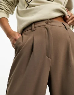 Trousers & Leggings*Vero Moda Wide Leg Trouser In Brown