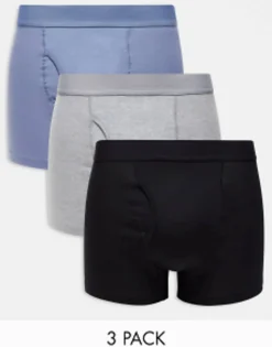 Underwear*Weekday 3-Pack Johnny Boxers In Multi