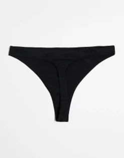 Multipacks*Weekday Soul Thong 3-Pack In Black And Grey Black/Grey
