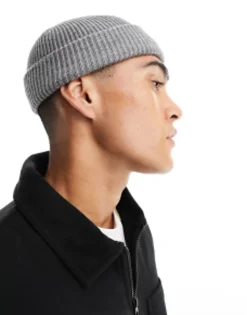 Beanies*Weekday Stan Fisherman Beanie In Exclusive At Asos Grey